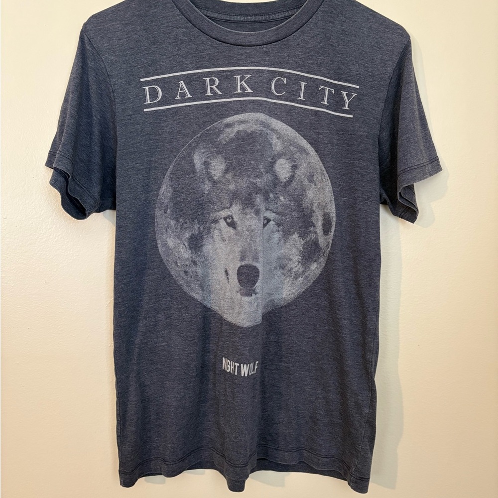 Foreign Exchange Dark City Night Wolf Graphic T-Shirt